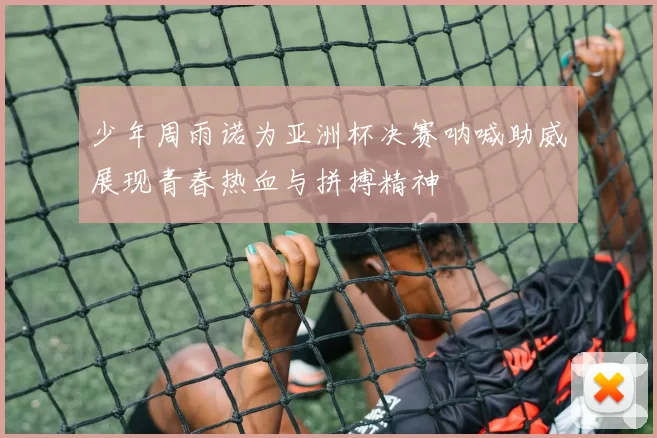 少年周雨诺为亚洲杯决赛呐喊助威展现青春热血与拼搏精神